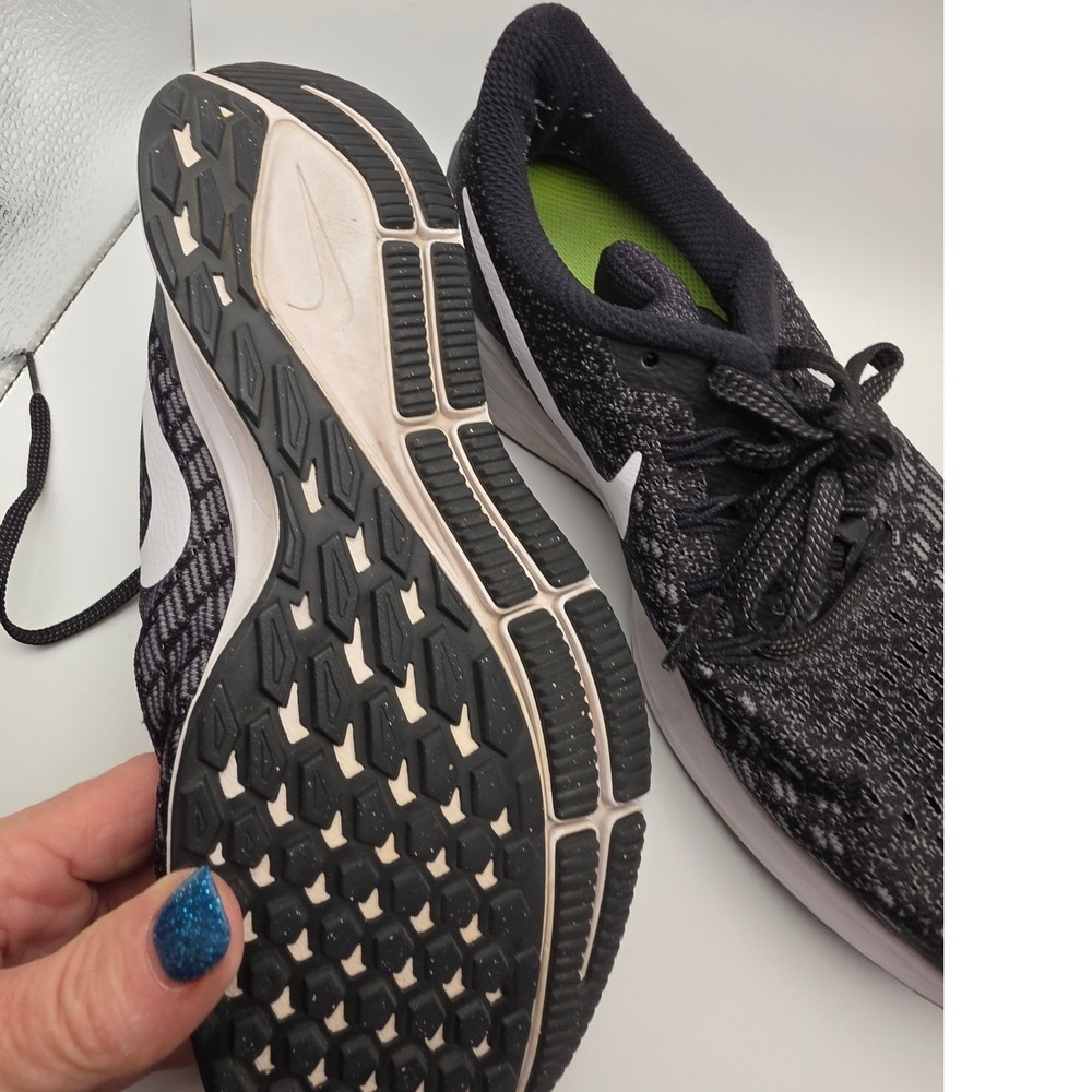 Nike Air Zoom Pegasus 35 Black White Running Shoes 942855-001 Womens 7 - Picture 5 of 9